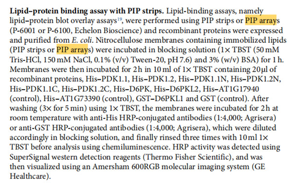 PIP Array, Nature/Cell文章鑒賞