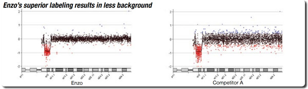 Enzo的CYTAG? CGH標記試劑盒標記后有顯著提高的DLR