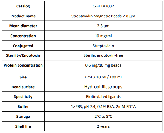 鏈霉親和素磁珠