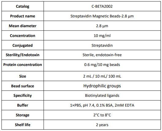 鏈霉親和素磁珠