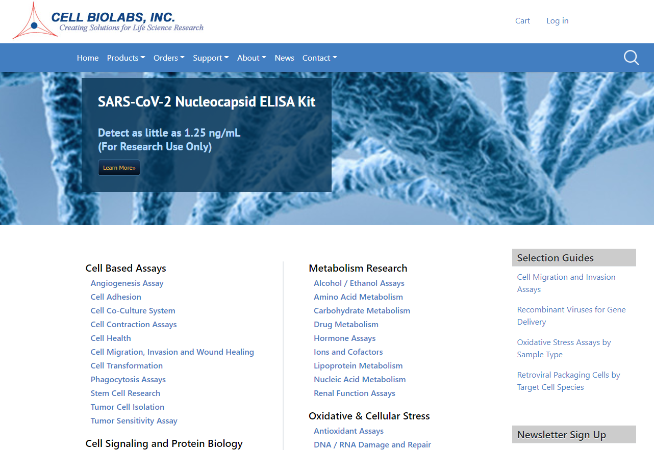 Cell Biolabs官網(wǎng)