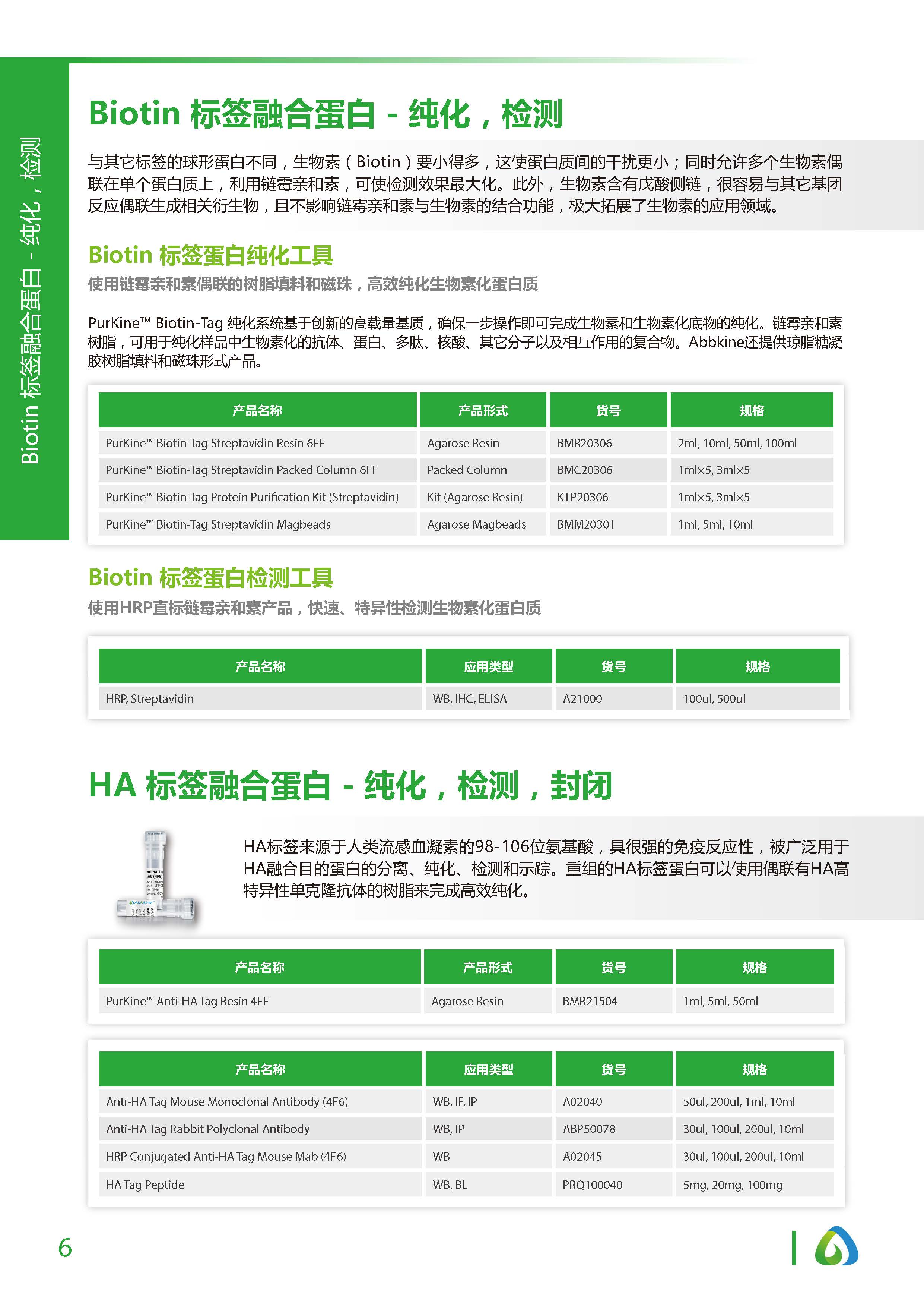 蛋白質(zhì)&抗體純化和檢測工具