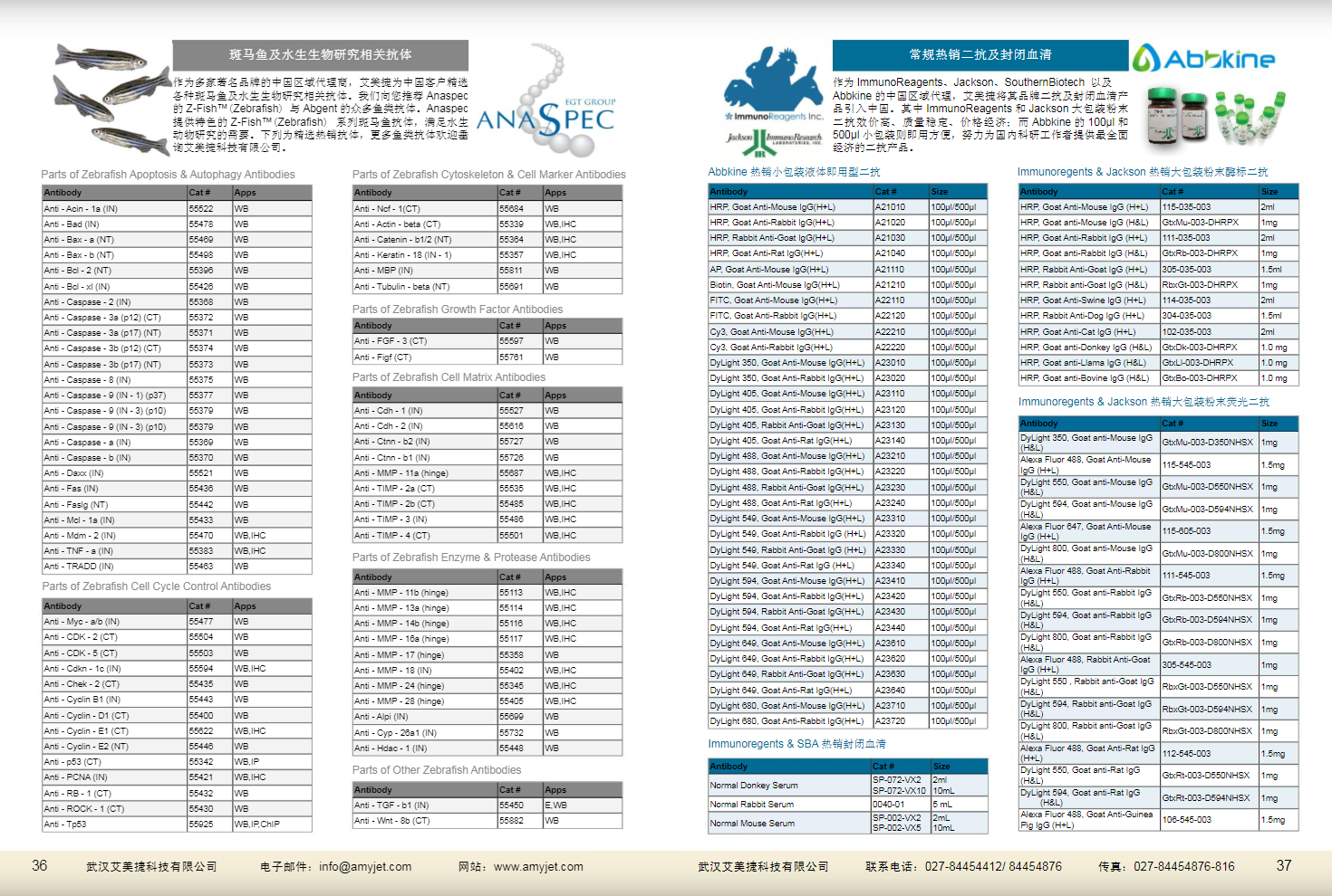 現(xiàn)貨一抗與特色抗體手冊