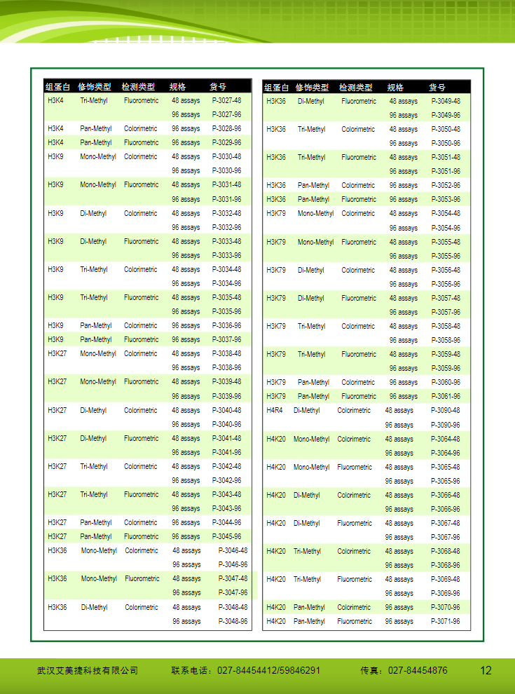 表觀遺傳研究方案產(chǎn)品折頁